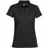 Рубашка поло женская Stormtech Eclipse H2X-Dry, черная, размер XS