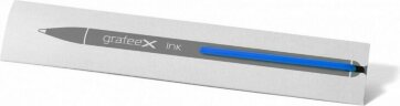 Шариковая ручка Pininfarina GrafeeX с синим клипом в чехле из переработанной кожи