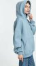 Худи Kulonga Oversize, серо-голубое, XS/S