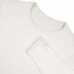 Лонгслив унисекс Siluetti Fuori, молочно-белый, S/M