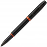 Ручка-роллер Parker IM Vibrant Rings Flame Orange, стержень:Fblk, в подарочной упаковке