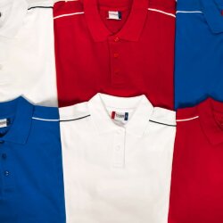 Поло женское NEW ALPENA 200, синий, 2XL