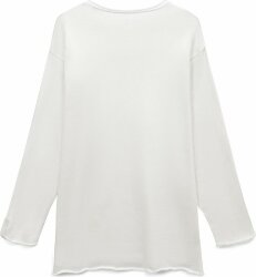 Лонгслив унисекс Siluetti Fuori, молочно-белый, L/XL