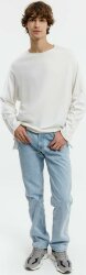 Лонгслив унисекс Siluetti Fuori, молочно-белый, L/XL