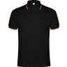 Рубашка поло Roly Nation мужская, черный, размер S (44)