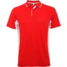 Спортивная футболка поло MONTMELO мужская, красный/белый 2XL