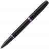 Ручка-роллер Parker IM Vibrant Rings Flame Amethyst Purple, стержень:Fblk, в подарочной упаковке