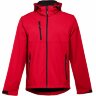 Куртка софтшелл мужская TH Clothes Zagreb, красная, размер M
