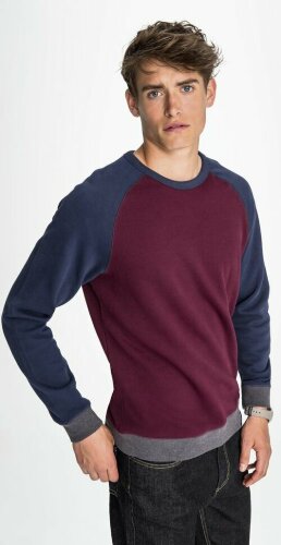 Толстовка унисекс Sandro, темно-синяя с черным меланжем, 3XL