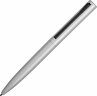 Ручка металлическая шариковая Bevel, серебристый/черный