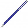  Ручка металлическая шариковая Slim, синий