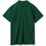 Рубашка поло мужская Sol's Summer 170, темно-зеленая, размер S