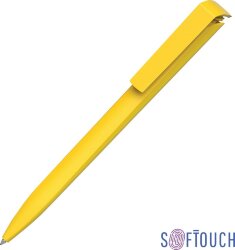 Ручка шариковая Klio-Eterna TRIAS SOFTTOUCH, желтый
