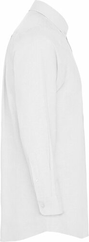 Рубашка мужская Roly Oxford, белый, размер XL