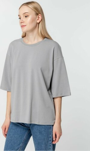 Футболка унисекс оверсайз Street Vibes, серая, M/L