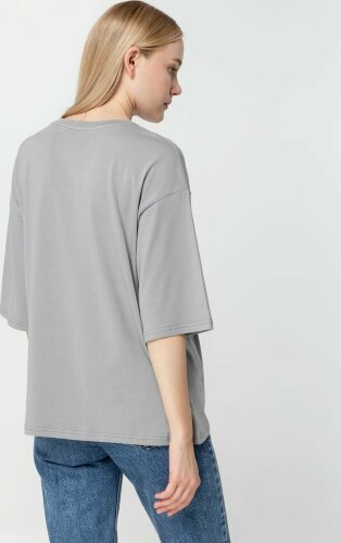 Футболка унисекс оверсайз Street Vibes, серая, M/L