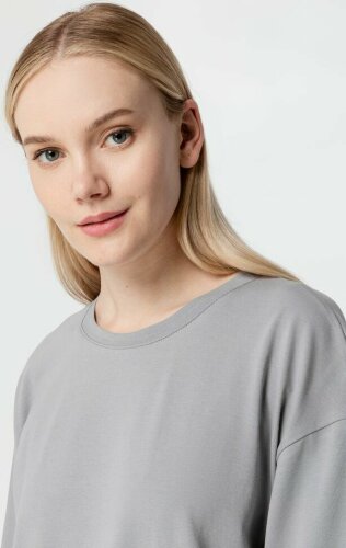 Футболка унисекс оверсайз Street Vibes, серая, M/L