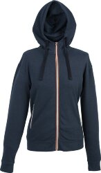 Толстовка худи на молнии с начесом JRC LAS VEGAS LADY 280, темно-синий, 2XL