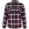 Куртка-рубашка оверсайз унисекс Sol's Noah, бордовая, размер 3XL/4XL