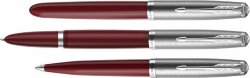 Перьевая ручка Parker 51 CORE BURGUNDY CT, перо: F, цвет чернил: black, в подарочной упаковке