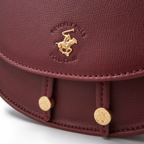 Сумка женская Beverly Hills Polo Club, красный/желтое золото
