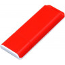  Флешка прямоугольной формы, оригинальный дизайн, двухцветный корпус, 4 Гб, красный/белый