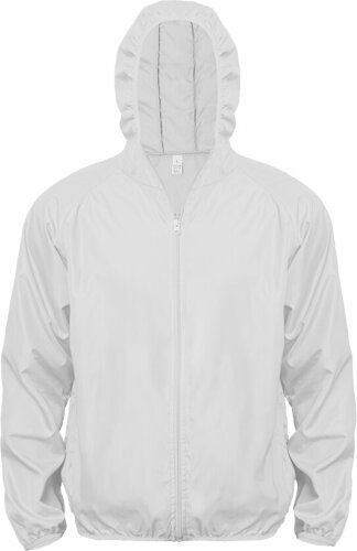 Ветровка унисекс MerchTex COLIN, белый, 2XL