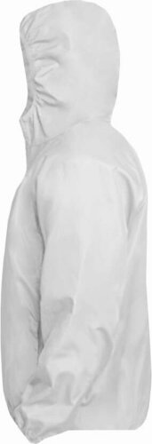 Ветровка унисекс MerchTex COLIN, белый, 2XL