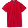 Рубашка поло мужская Sol's Spring 210, красная, размер XXL