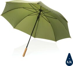 Плотный зонт Impact из RPET AWARE™ с автоматическим открыванием, d120 см