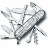 Офицерский нож Victorinox Huntsman 91, прозрачный серебристый