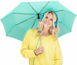 Зонт складной FARE AOC, голубой