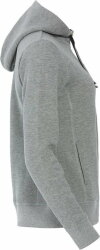 Толстовка женская CLASSIC HOODY FULL ZIP 300, серый меланж, S