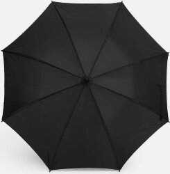 Зонт-трость Hidecolor с цветными спицами, черный с синим