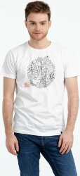 Футболка «Кавалер», белая, XL