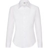 Рубашка женская LONG SLEEVE OXFORD SHIRT LADY-FIT 130, белый, XS