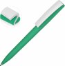 Ручка пластиковая soft-touch шариковая Zorro, мятный//белый
