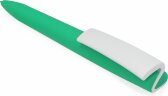 Ручка пластиковая soft-touch шариковая Zorro, мятный//белый