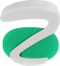 Ручка пластиковая soft-touch шариковая Zorro, мятный//белый