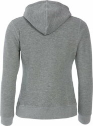 Толстовка женская CLASSIC HOODY FULL ZIP 300, серый меланж, M