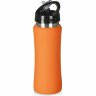 Бутылка для воды Bottle C1, сталь, soft touch, 600 мл, оранжевый