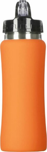 Бутылка для воды Bottle C1, сталь, soft touch, 600 мл, оранжевый