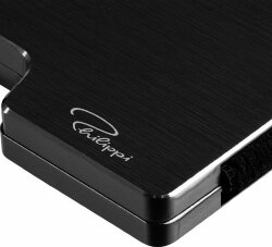 Футляр для карт с зажимом для купюр Cooper, черный