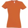 Футболка женская SOL'S Imperial Women 190, оранжевая, XL