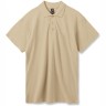 Рубашка поло мужская Sol's Summer 170, бежевая, размер XS