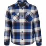 Куртка-рубашка оверсайз унисекс Sol's Noah, синяя, размер XL/2XL