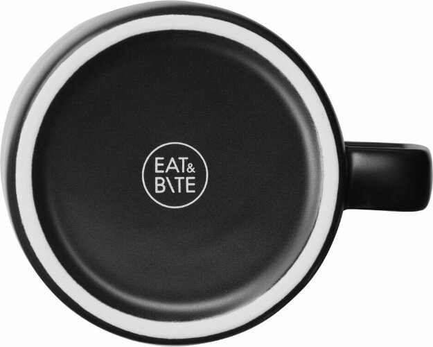 Чайная пара Eat&Bite Brighton : блюдце овальное, чашка, коробка, черный