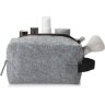Косметичка из РПЕТ фетра с ручкой Felt, серый с черным