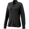  Женская рубашка Elevate Bigelow из пике с длинным рукавом, черный, размер L (48-50)
