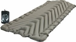 Надувной коврик Klymit Static V Luxe, серый